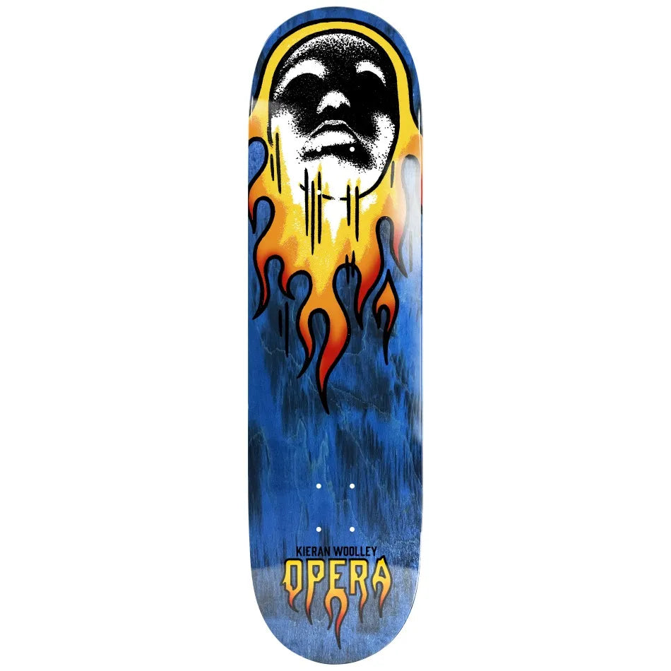Opera 9 -  FLAME EX7 KIERAN WOOLLEY - Skateboard Deck