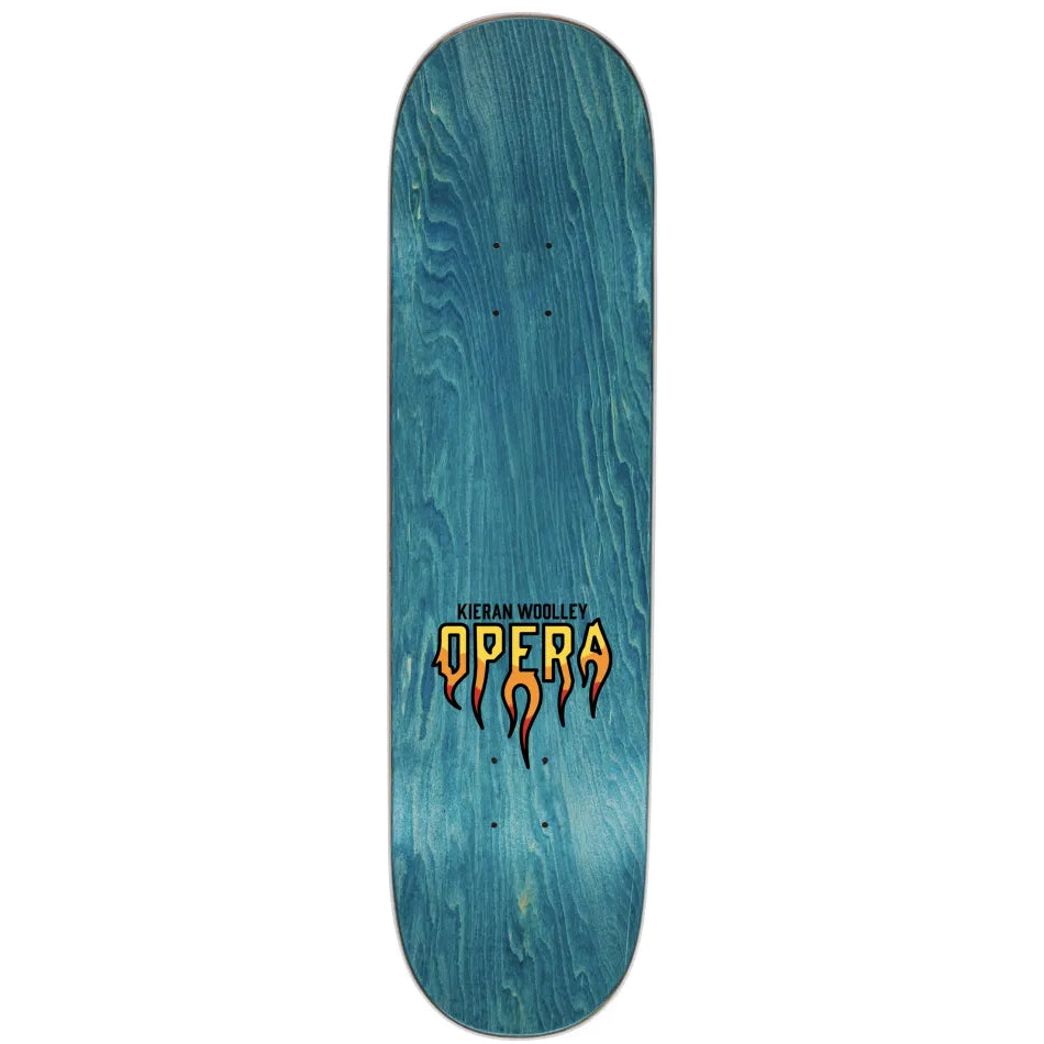Opera 9 -  FLAME EX7 KIERAN WOOLLEY - Skateboard Deck