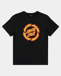 Santa Cruz - Ringed Dot Flame - Kids Tee - Size 12
