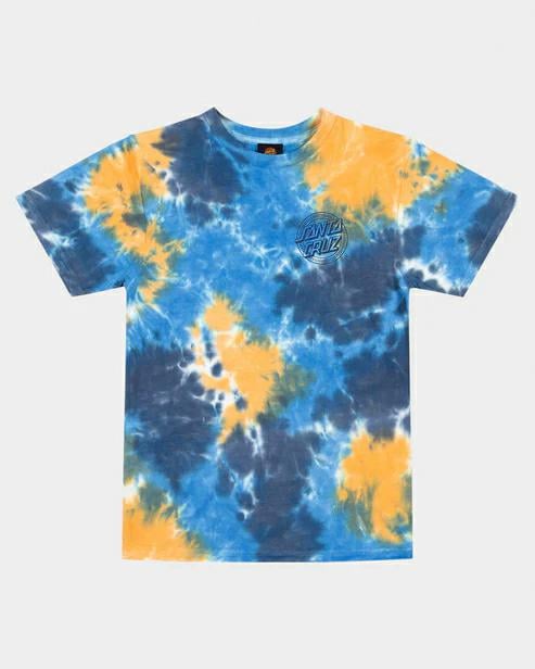 Santa Cruz - Industrial Dot Tie Dye - Kids Tee - Size 12