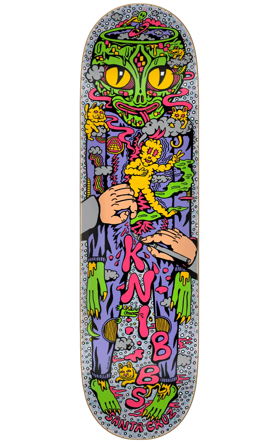 Santa Cruz 8.5 - Reptilian Knibbs - Skateboard Deck