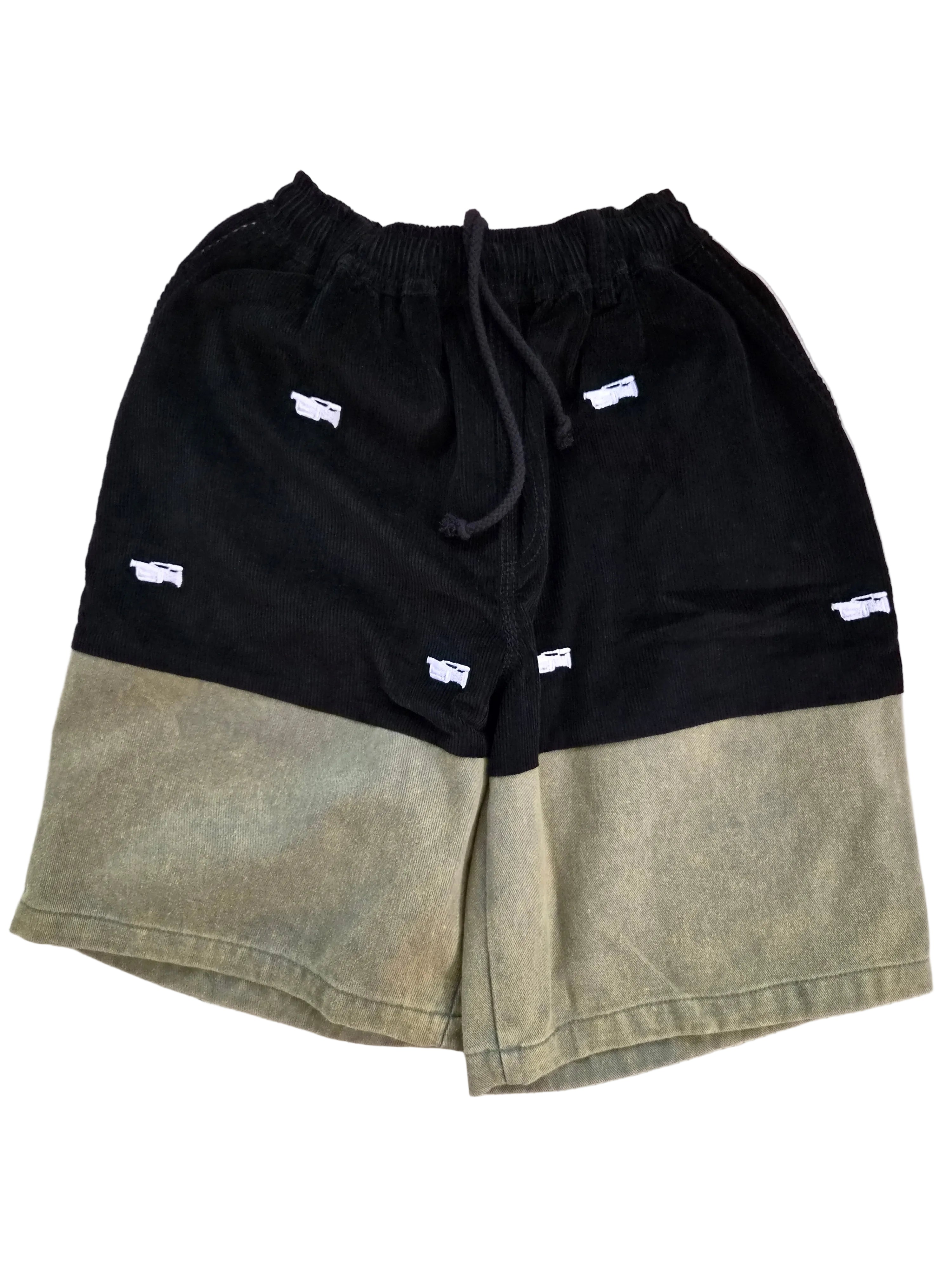 Televisi Star - 1of1 (half'n'half) VXVXVX cord - OG Baggy Shorts (Medium)