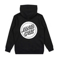 Santa Cruz - Reverse Dot Mono Youth Hoodie - Black
