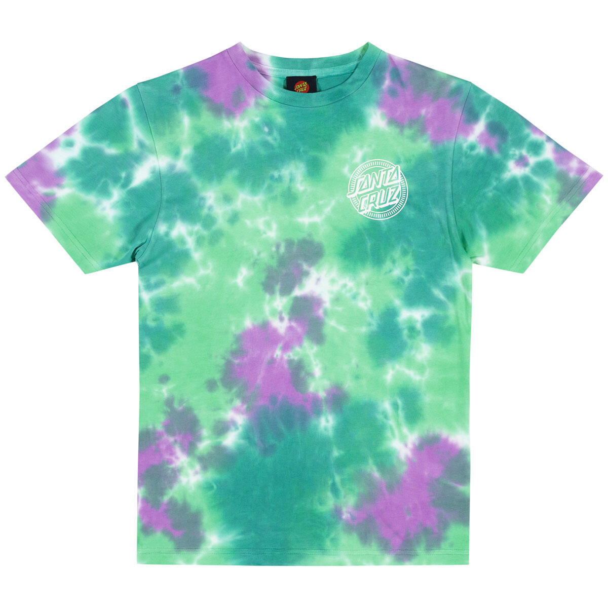 Santa Cruz - Industrial Dot Tie Dye - Kids Tee - Size 14