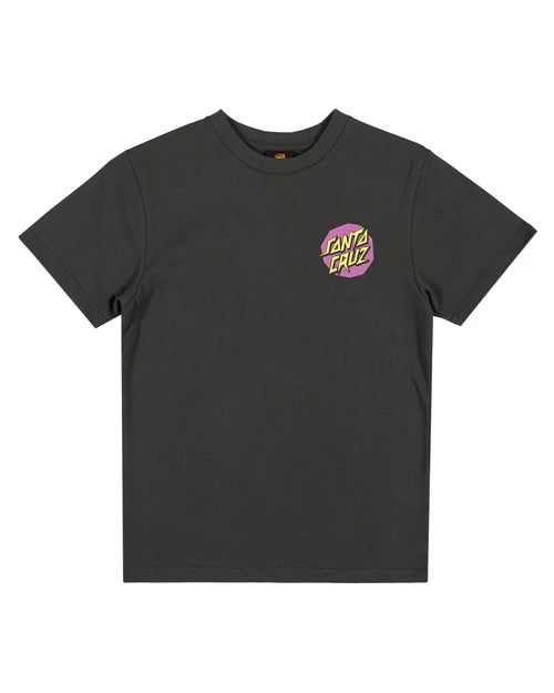 Santa Cruz - Meek Scratched Slasher - Onyx - Kids Tee - Size 14