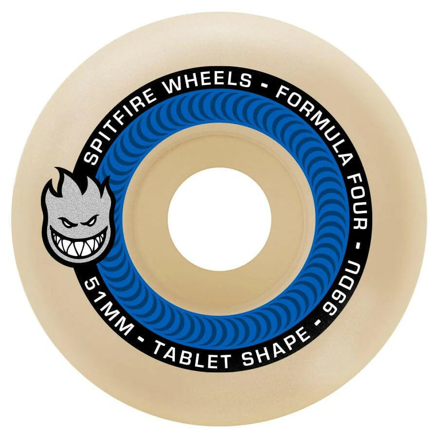 Spitfire F4 55mm - 99D Tablets - Skateboard Wheels
