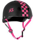 S-One - Black Matte / Pink Checkers - Helmet