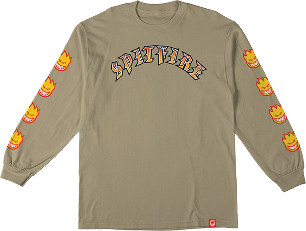 Spitfire - LONGSLEEVE OLD E BIGHEAD SLEEVE - Sand