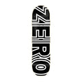 Zero 8.25 - Classic Bold Logo Black/White- Skateboard Deck