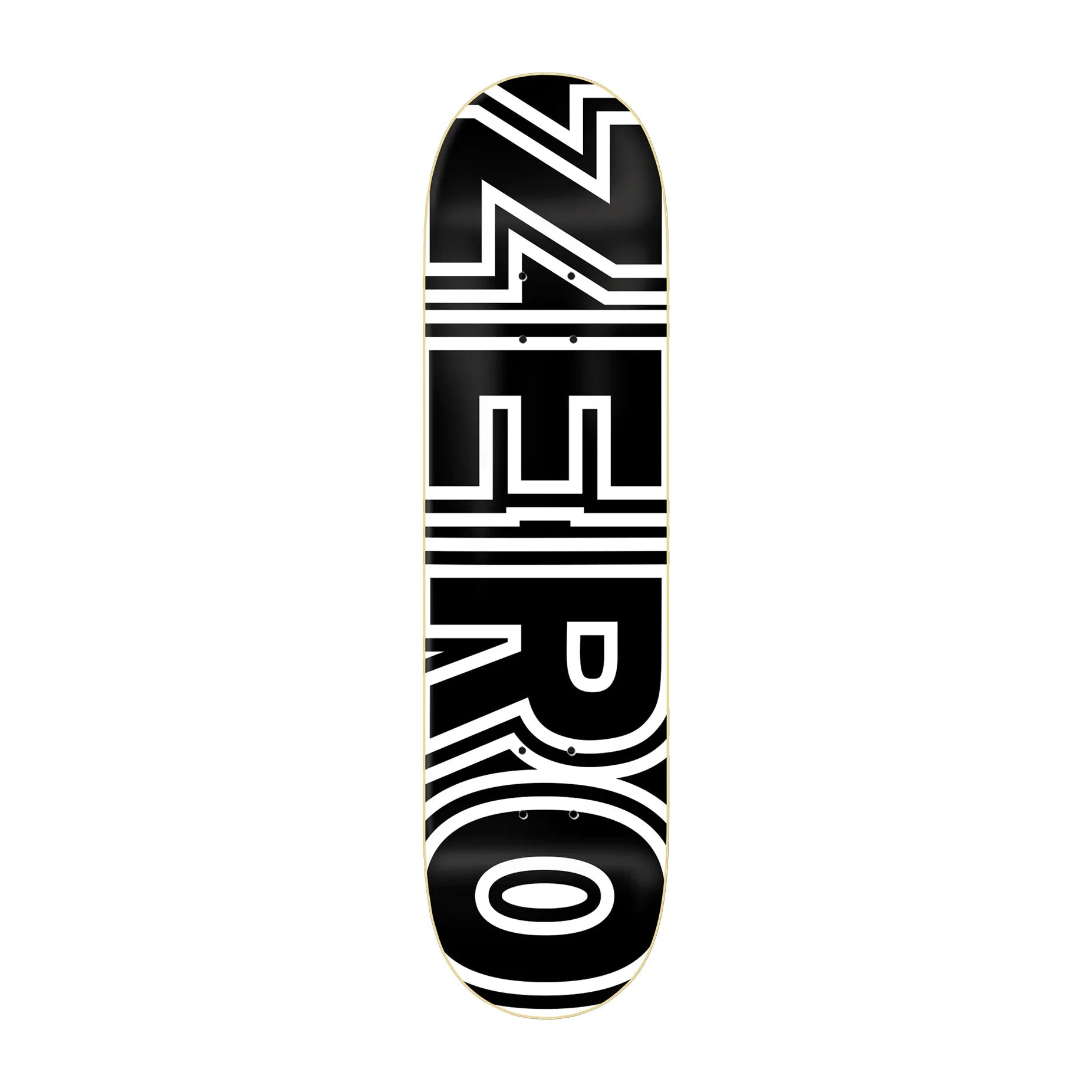 Zero 8.25 - Classic Bold Logo Black/White- Skateboard Deck